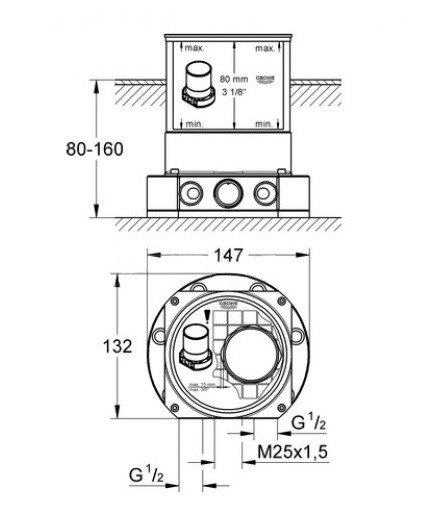GROHE 落地式浴缸龍頭