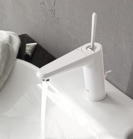 GROHE｜Eurodisc Joy 單槍面盆龍頭(白色)