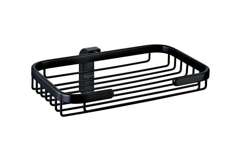 全銅長形網籃(黑) 