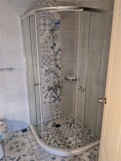 圓弧型無框對開拉門
